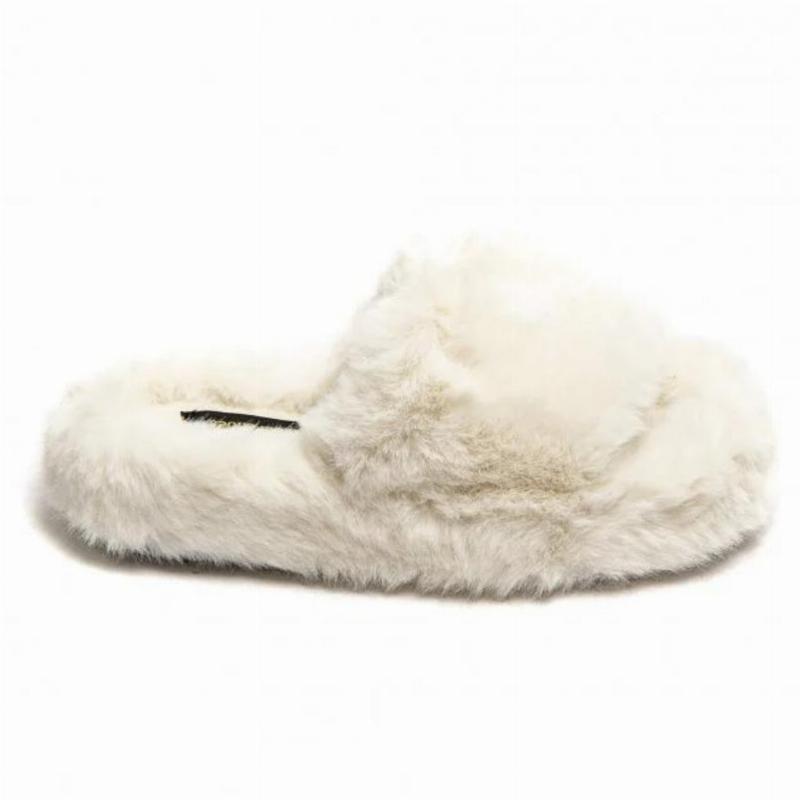 Adele Dame Hjemmesko 7285 - Beige Tilbud!