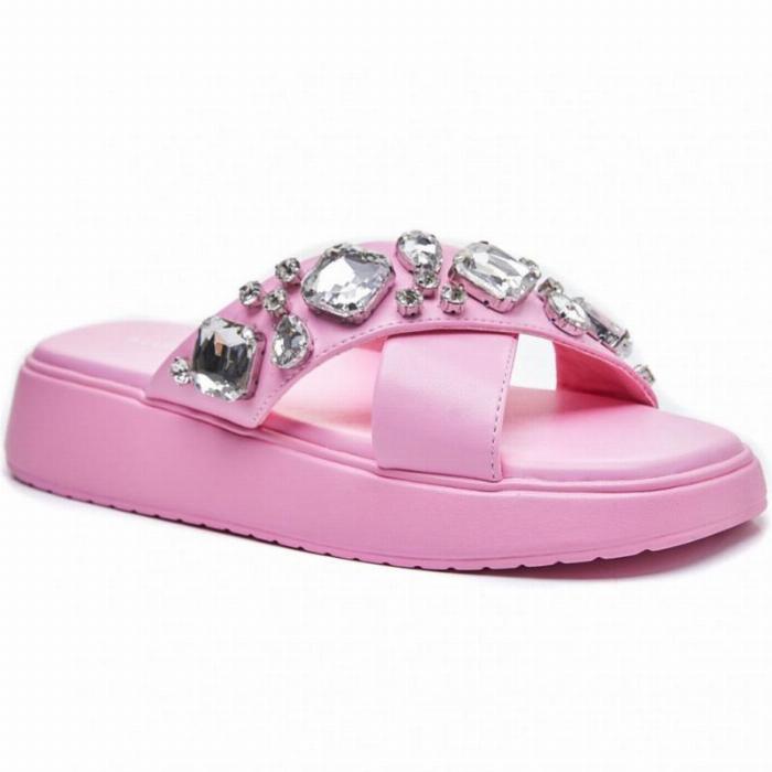 Adelina Dame Sandal 2367 - Fuxia til Sommerudsalg