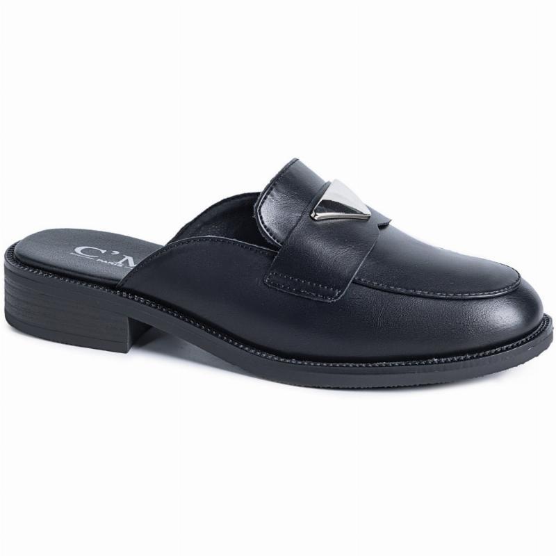 Gaia dame loafers 68231 – Sort sommerudsalg