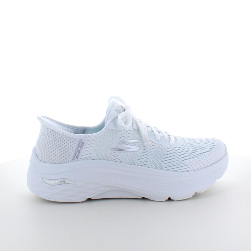 Hvide Slip-ins fra Skechers med svangstøtte og komfort