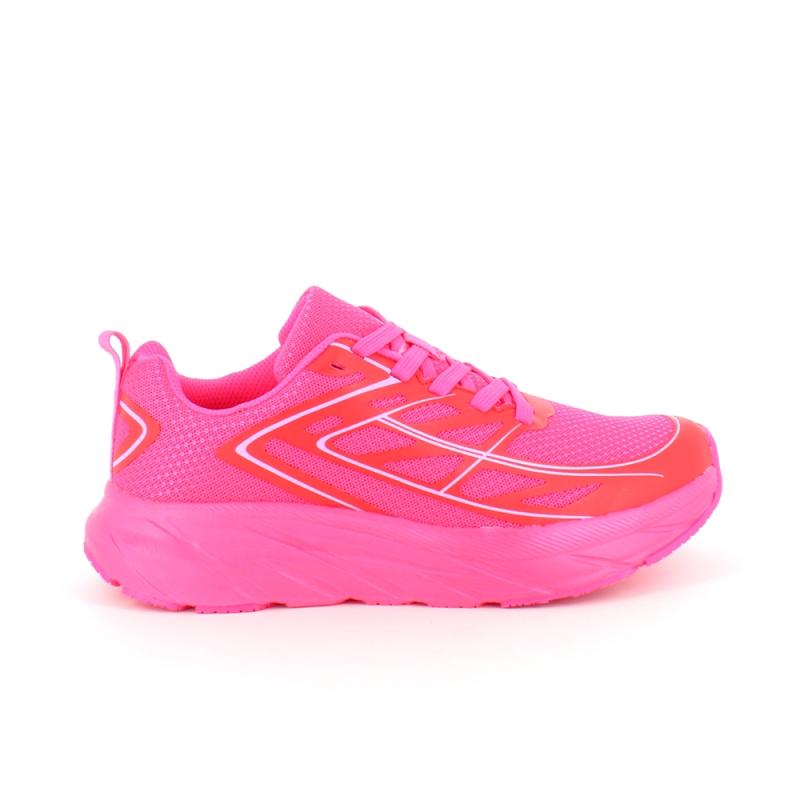 Åndbare pink sneakers med stødabsorbering - Tilbud!