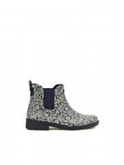 Aigle - Carville PT Canela Gummistøvle, 900-R1062 -  Sort/hvid blomstret - 39