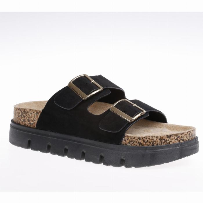 Angelina dame sandaler 2153 - Black