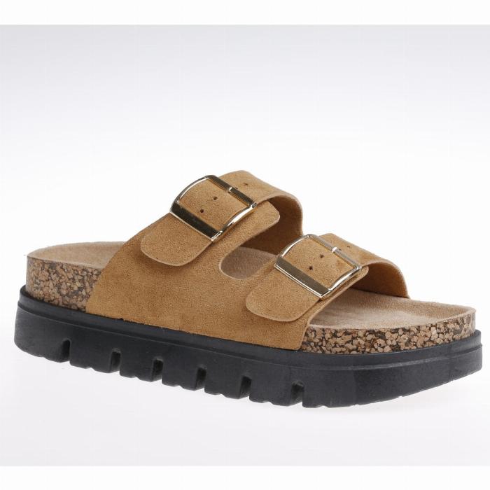 Angelina dame sandaler 2153 - Camel