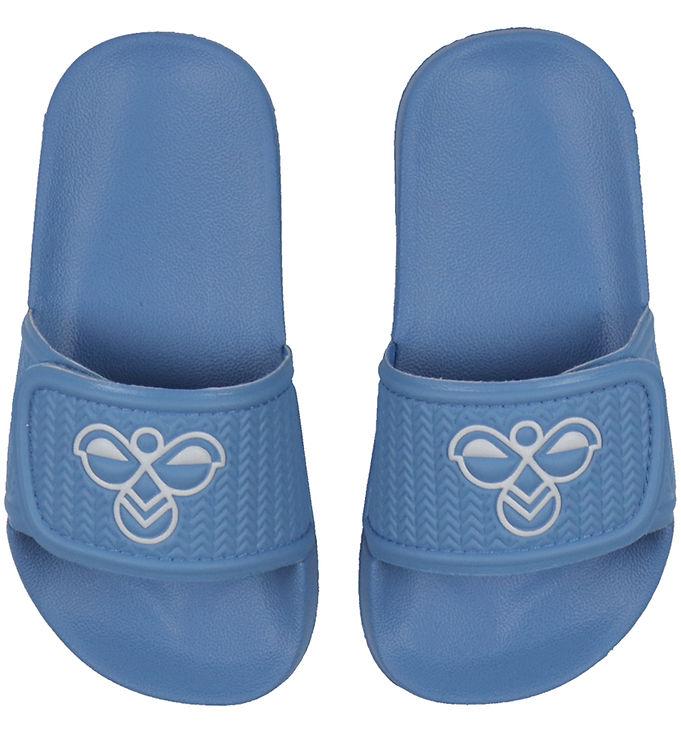 Hummel Badesandaler - Pool Slide Jr - Lichen Blue