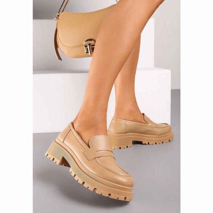 Emily dame loafers R-8 - Kaki