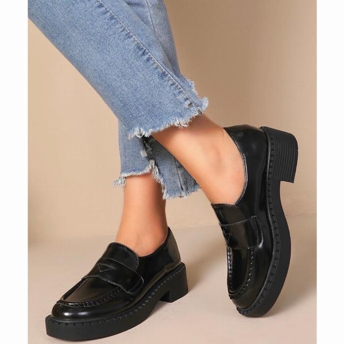 Emma dame loafers MO-3 - Black