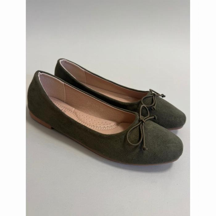 Florence dame ballerina sko DS-1A18 - Green
