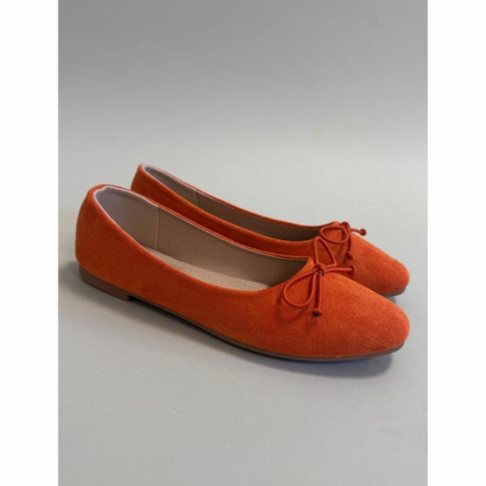 Florence dame ballerina sko DS-1A18 - Orange