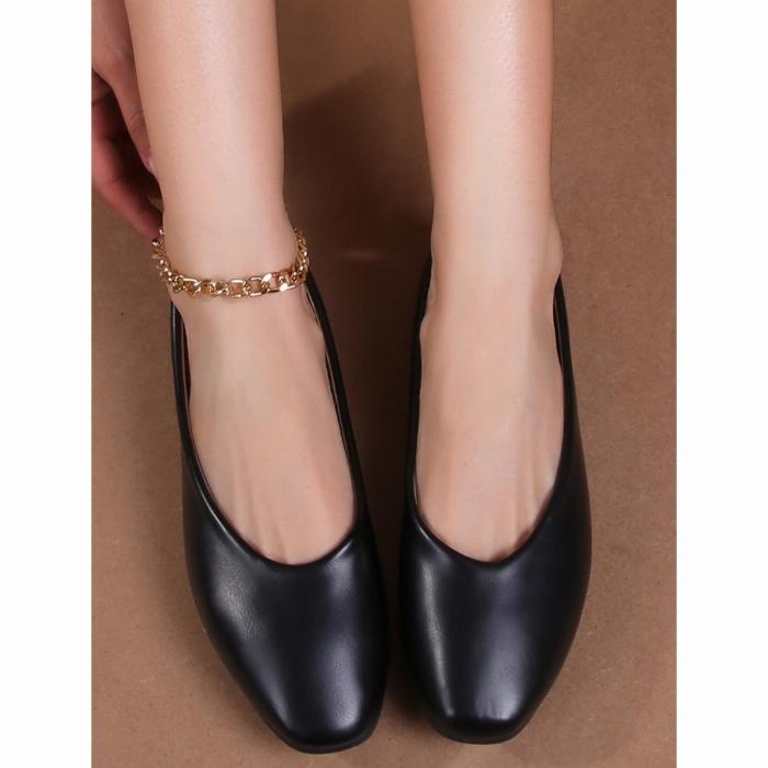 Grace dame ballerina sko C15 - Black