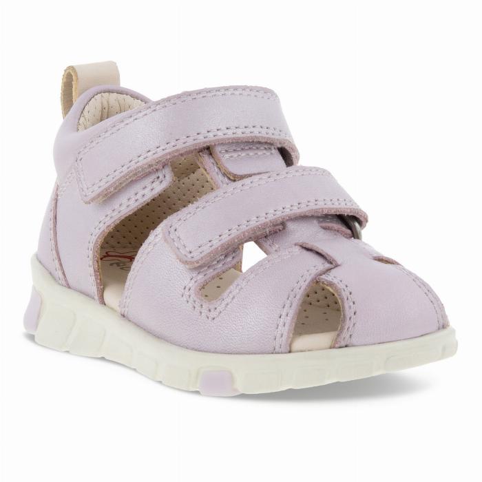 Ecco Mini Stride Fisherman Børnesandal, violet ice
