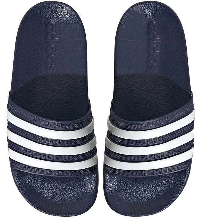 Adidas Badesandaler - Adilette Shower - Blå/Hvid tilbud
