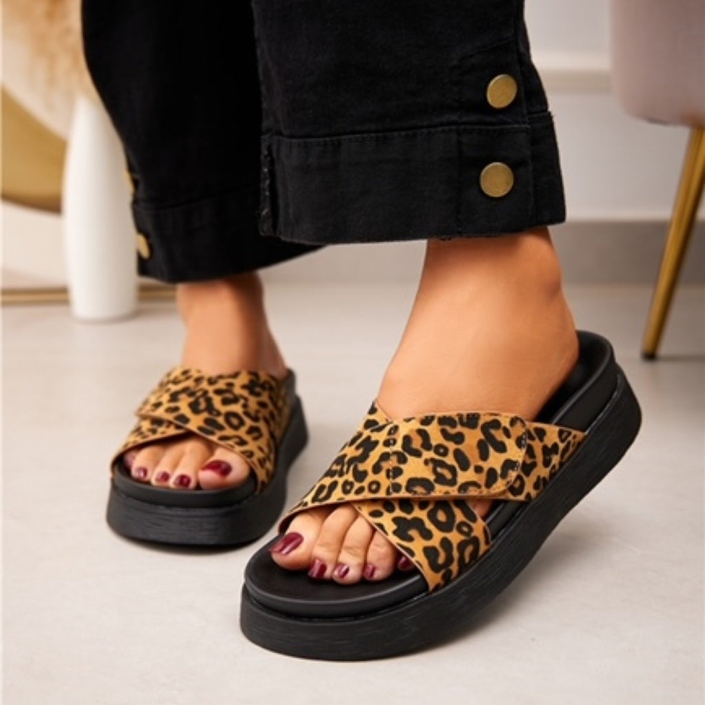 Ingrid dame sandaler 5823 - Leopard