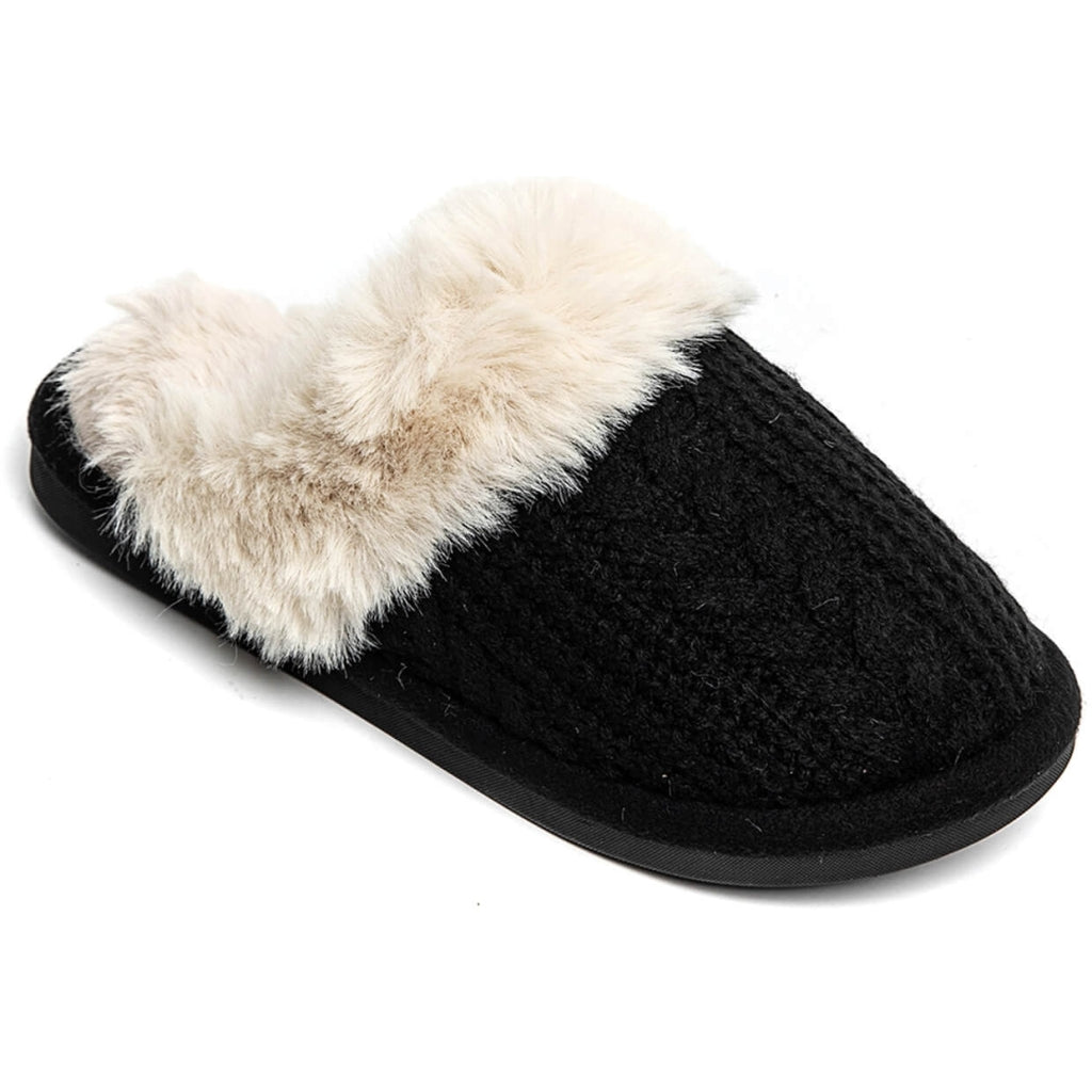 Aisha dame hjemmesko 5284 - Black