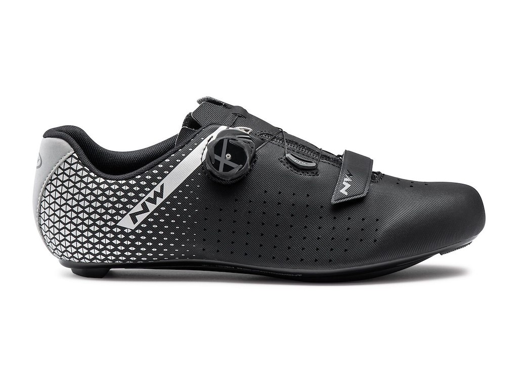 Northwave - Core Plus 2 - Cykelsko - Sort/Sølv- 45,5