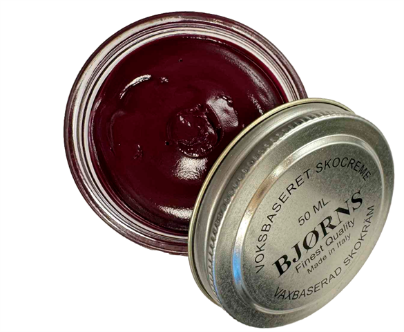 Skocreme / skosværte - Bjørns Finest Quality, oxblood (78)