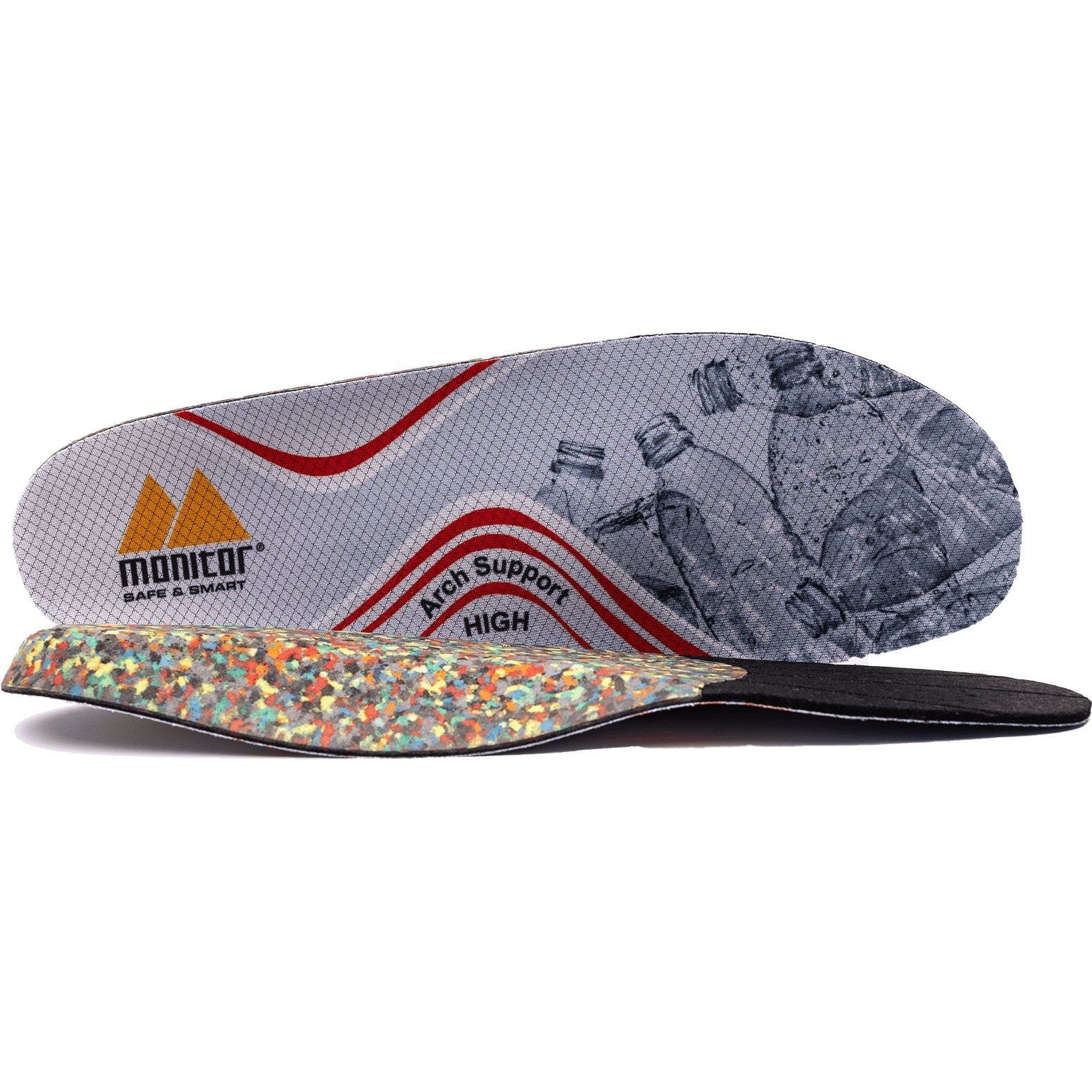 Monitor Arch Support High indlægssål 1000290 - Red / 41 - Fodtøj Tilbehør - Høj svang - Indlægssåler