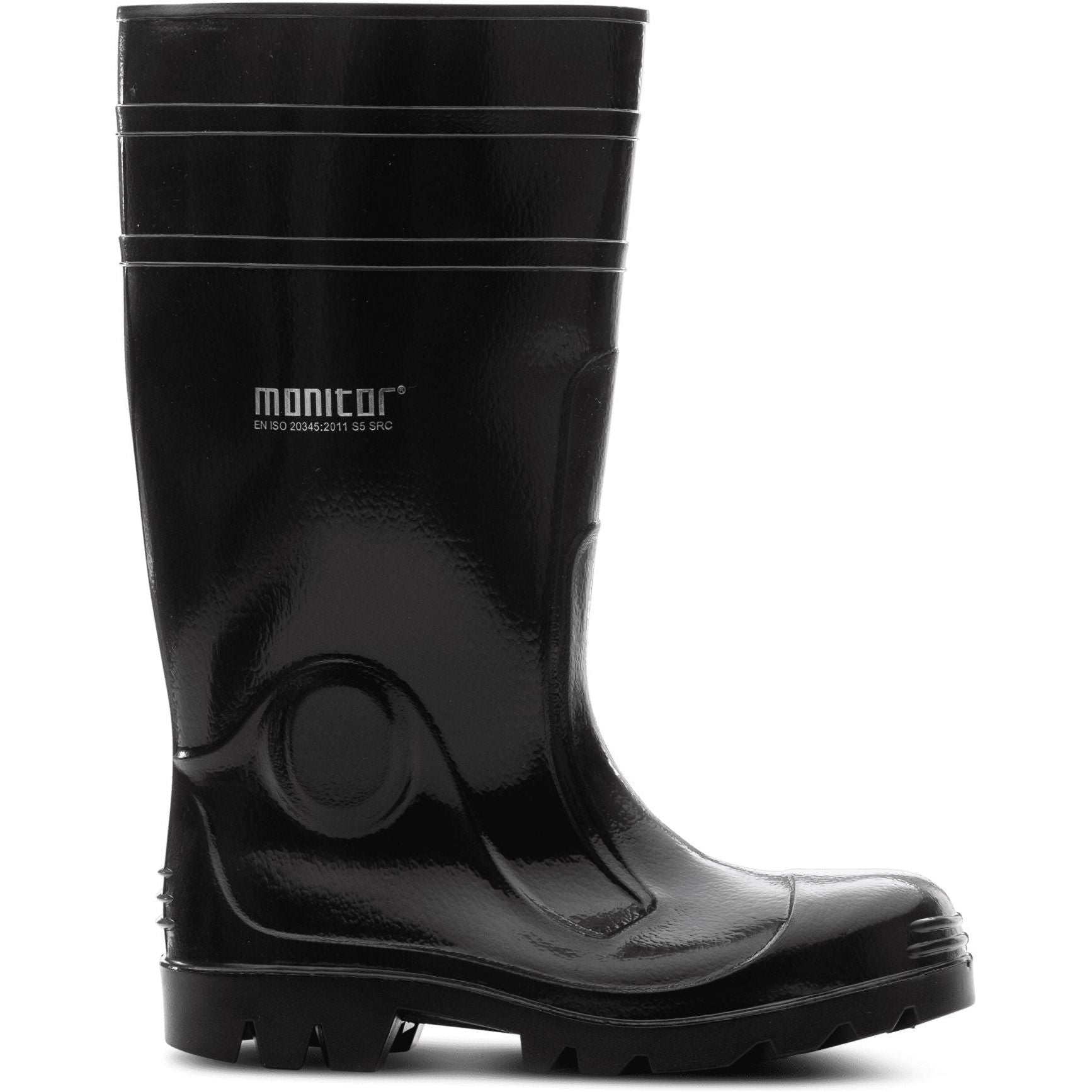 Monitor Rättvik Safety Boot 1000023 S5 - Sort / 39 - Fodtøj - EN ISO 20345 - Gummistøvler & waders