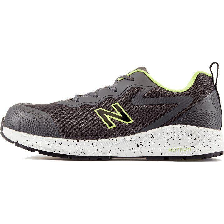 New Balance Logic Sikkerhedssko S1P - OUTLET - Grey/Lime / 40.5 - Fodtøj - ESD godkendt - NODISCOUNT