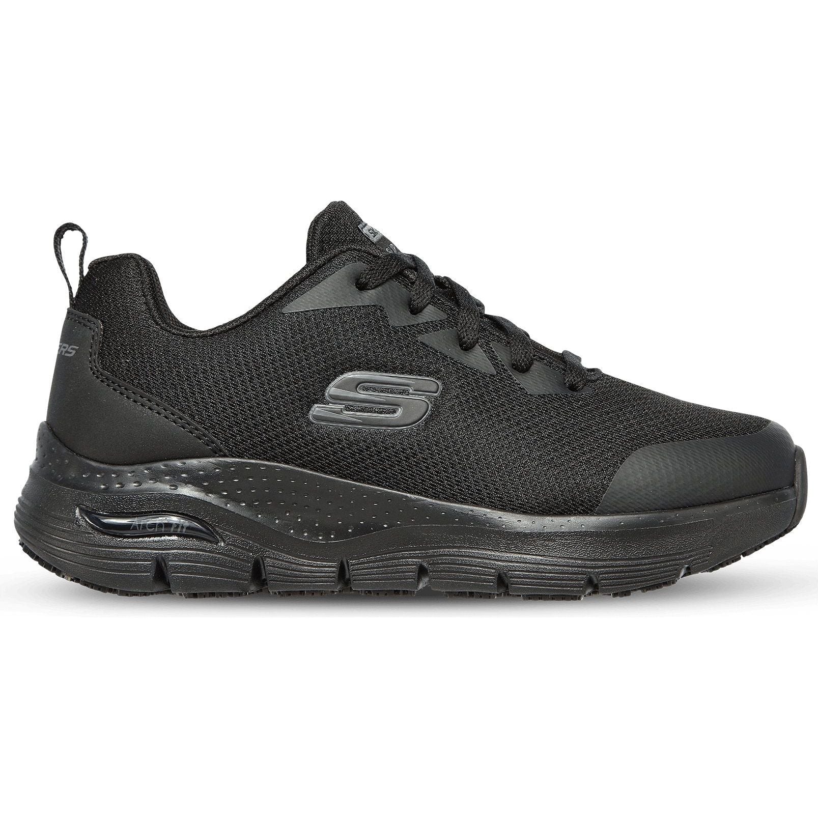 Skechers Arch Fit Work Shoe Dame 1000004 - Black / 39 - Fodtøj - DISCOUNT - ESD