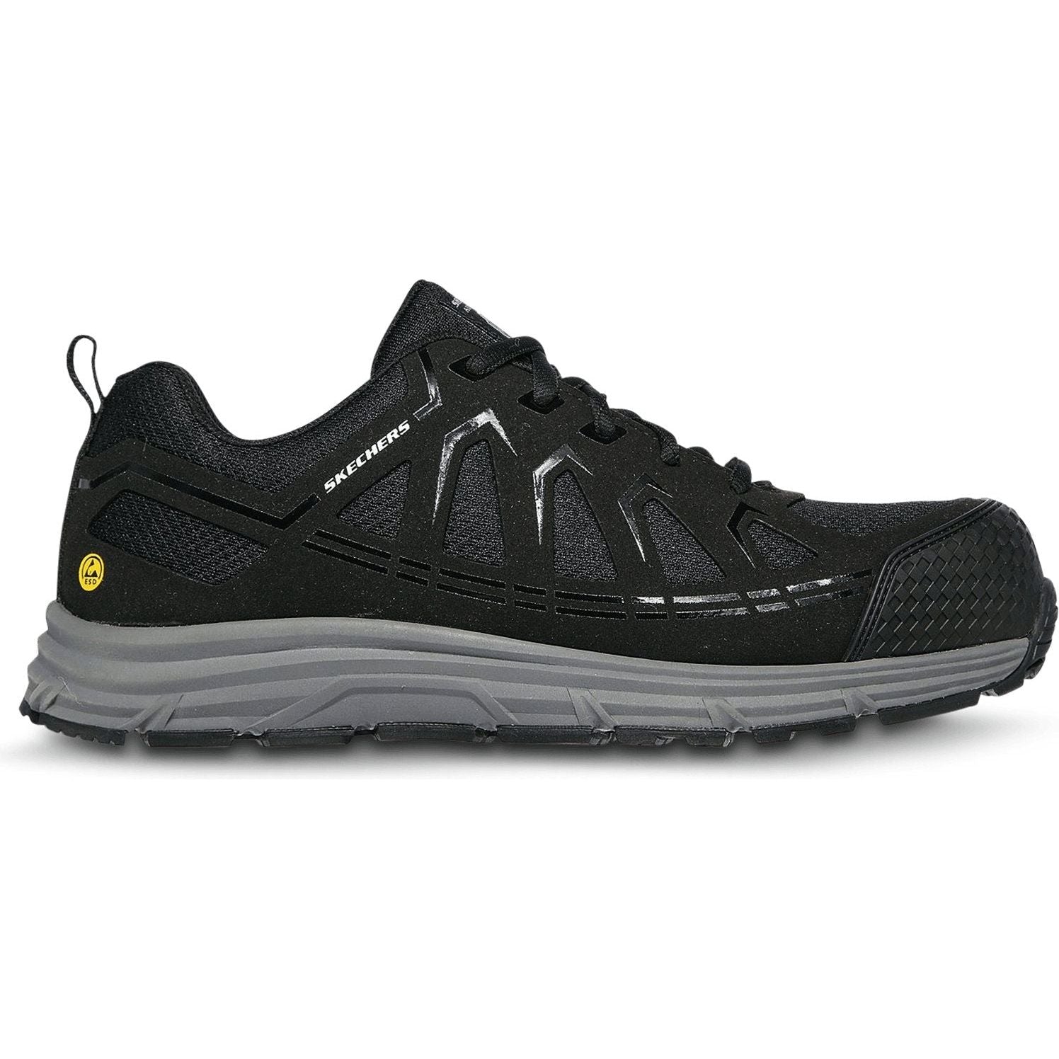 Skechers Malad II Safety Shoe 1000463 - Black / 43 - Fodtøj - Herre - Skechers