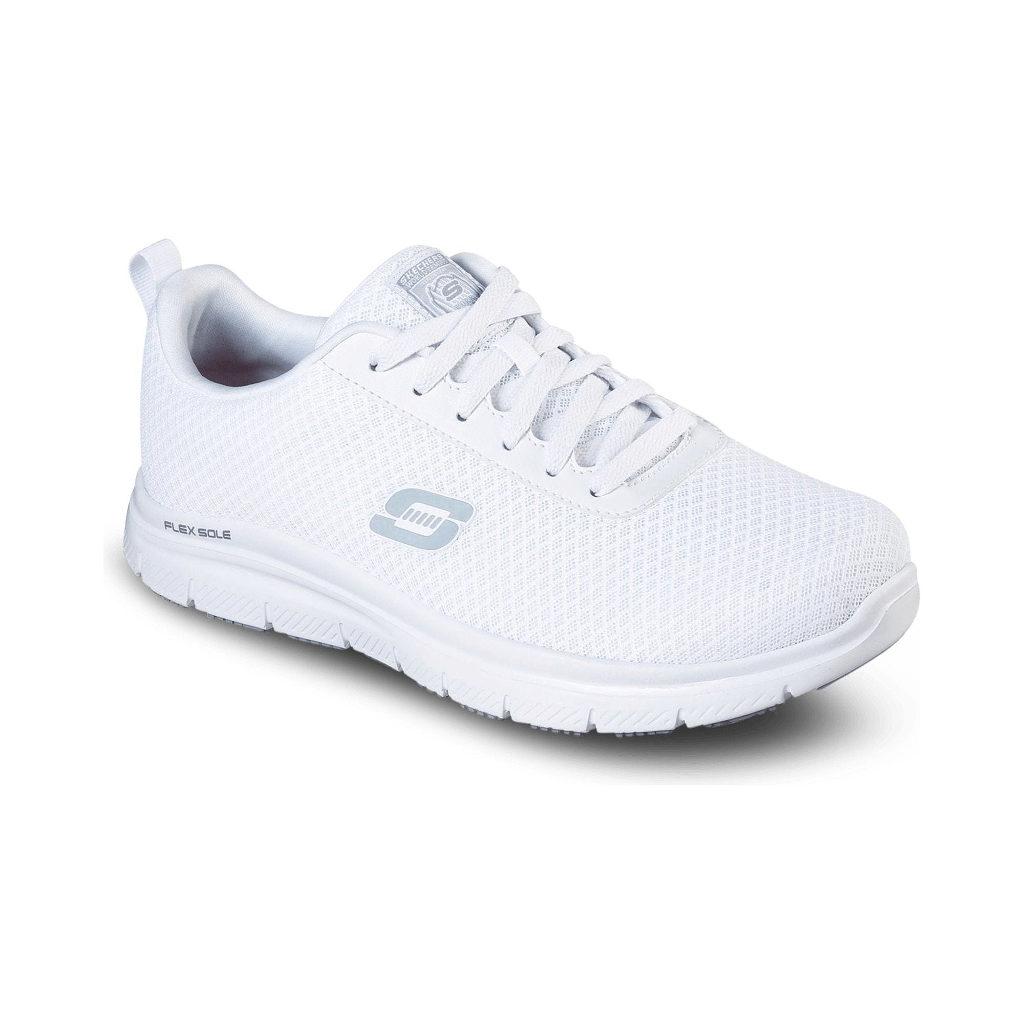 Skechers Relaxed Fit Flex Advantage Bendon Work Shoe 1000008 - White / 40 - Fodtøj - EN ISO 20347 - Job & fritidssko