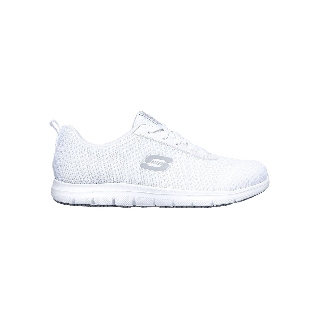 Skechers Relaxed Fit Ghenter Bronaugh Work Shoe w 1000009 - White / 35 - Fodtøj - DISCOUNT - Job & fritidssko