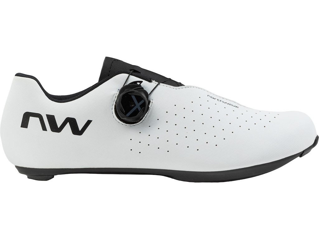 Northwave Sonic Plus Wide - Cykelsko - Race - Hvid/Sort - Str. 47