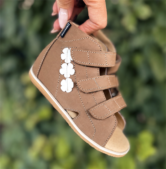 Aurelka sandal, lys brun - sandal med ekstra støtte