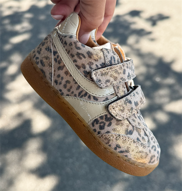 BabyBotte Anvers sneakers med velcro, shiny leo