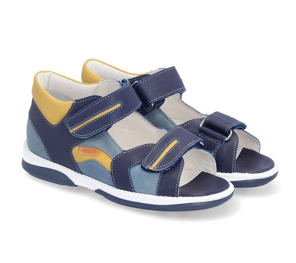 Memo Denver sandal, blå - sandal med ekstra støtte