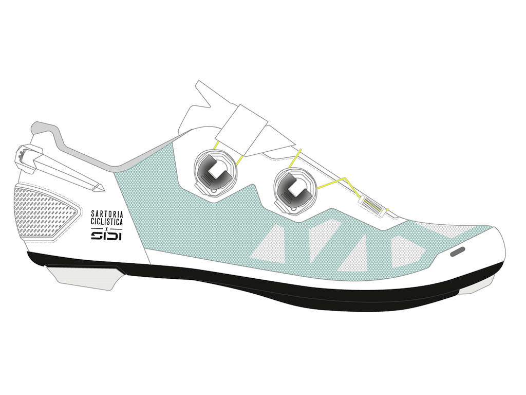 Sidi Laghee Sprinter 2 - Cykelsko - Race - Bright White Light Green - Str. 43