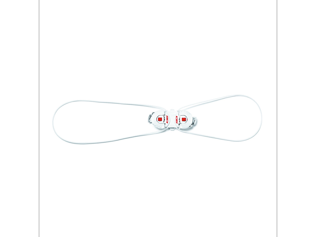 Sidi Double Tecno 3 Push: 1 Piece Spænde i Hvid