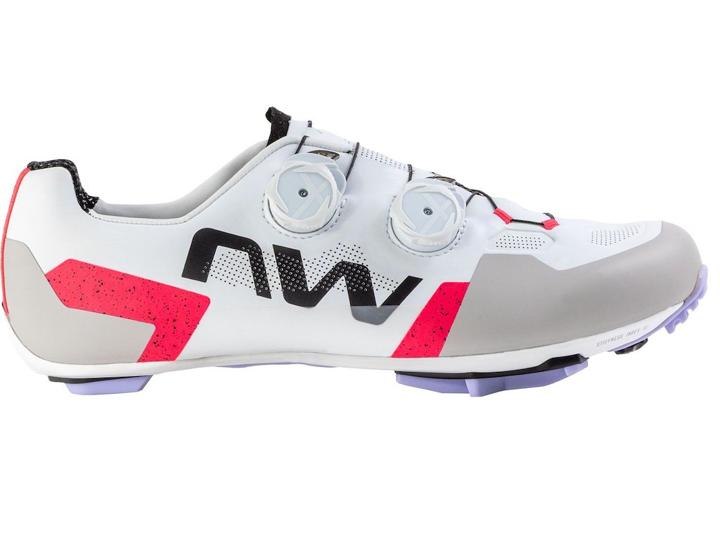 Northwave Extreme X Cykelsko XC - Herre - Hvid/Lilla/Rød - Str. - 48