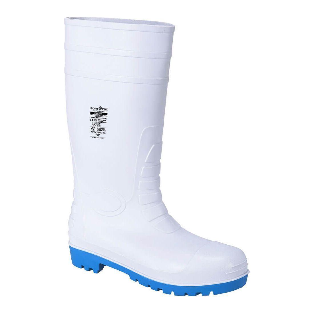 Portwest Total Sikkerhedsgummistøvle S5 FW95 - Hvid / 48 | Fodtøj | NODISCOUNT | Sikkerhedsfodtøj
