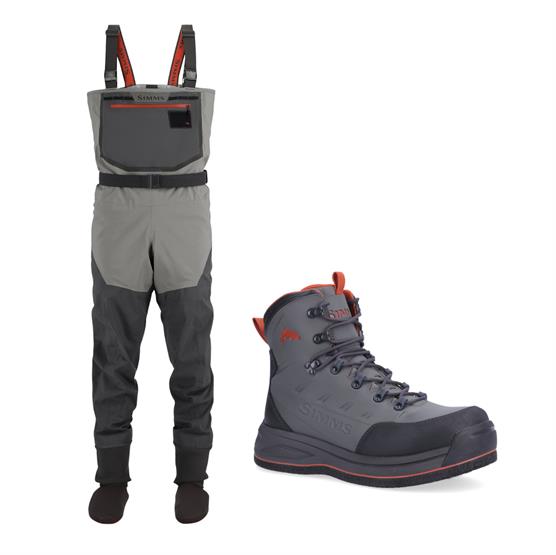 Simms Freestone Waders Sæt, Filt Støvle