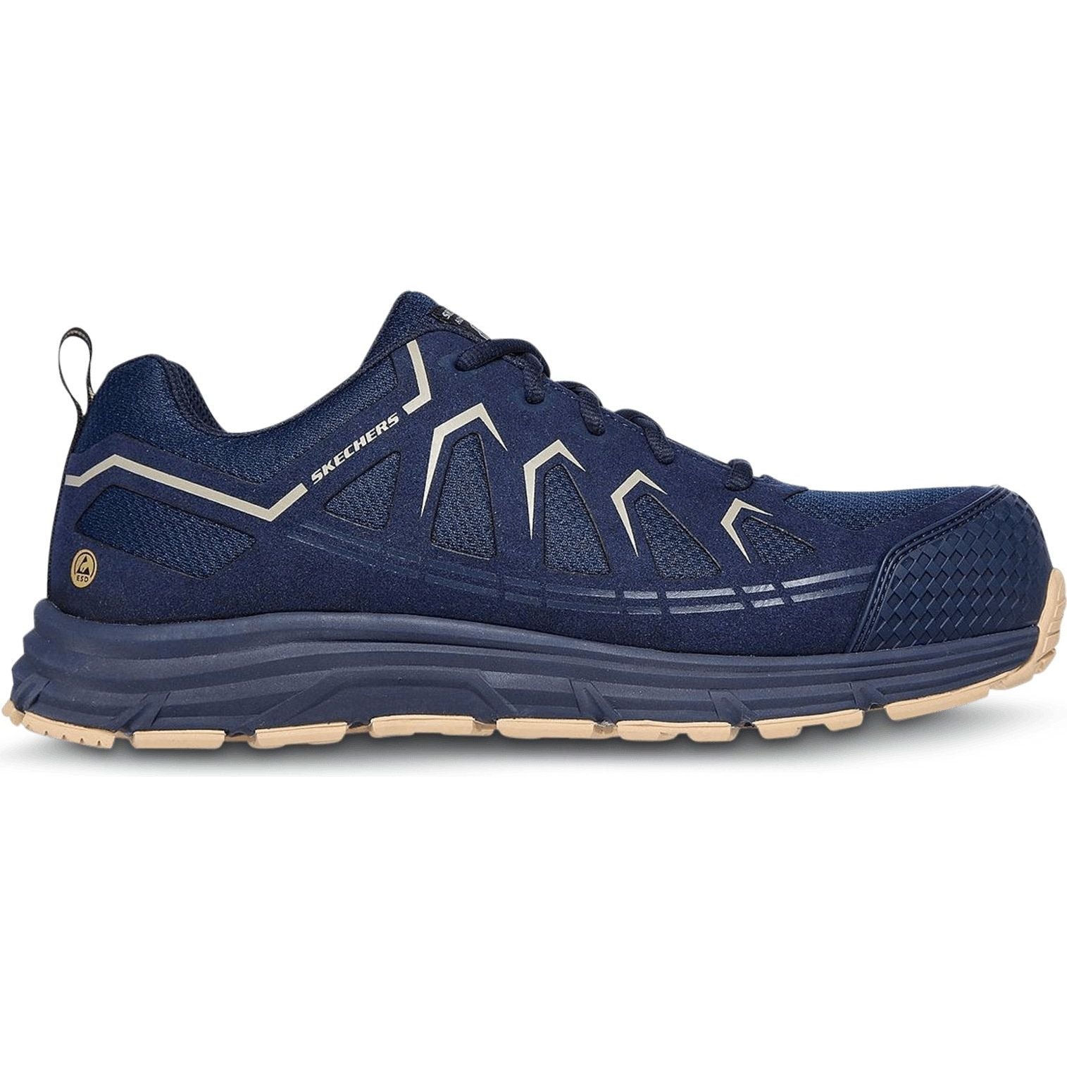 Skechers Malad II Safety Shoe 1000463 - Blue / 42 | Fodtøj | Herre | Skechers