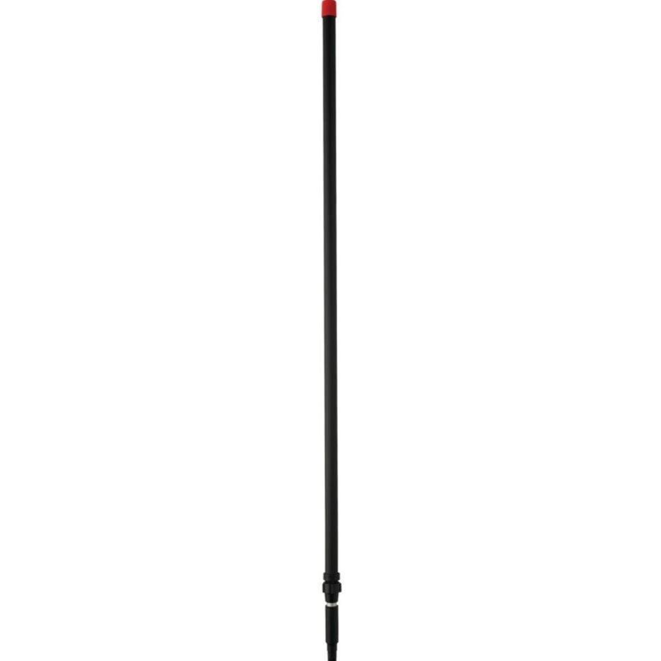 Teleskopskaft med gevind 157278 cm  Vikan  Sort