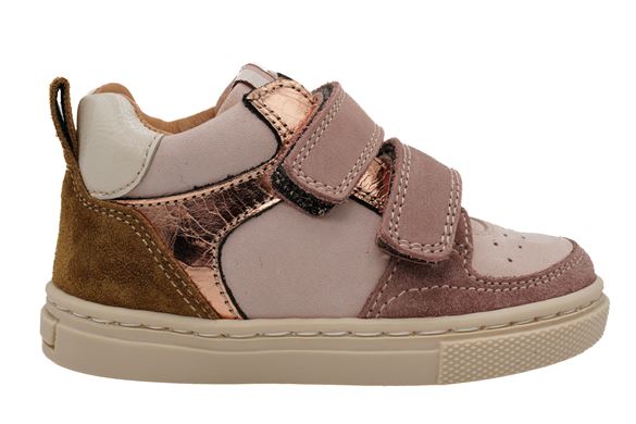 BabyBotte Arielle velcro sneakers, rosa/cappucino