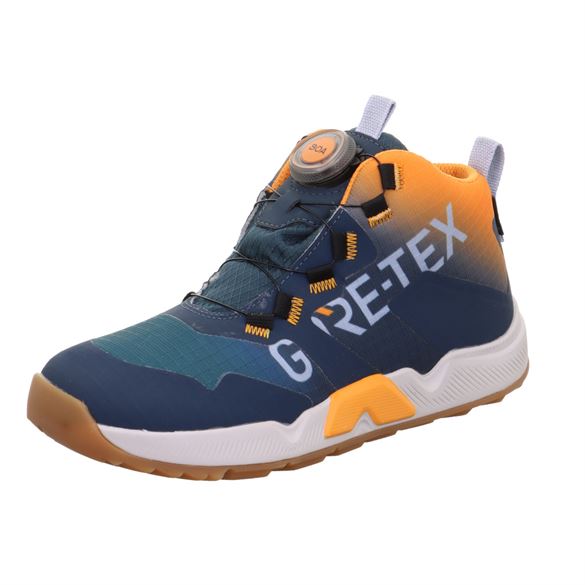 Superfit sneakers m/Goretex & BOA, blå/orange