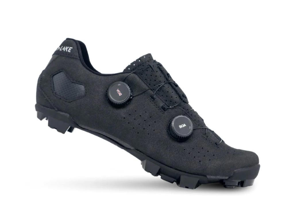 Lake MX333 Race Regular - Cykelsko - MTB - Black/Silver Helcor - 43.5