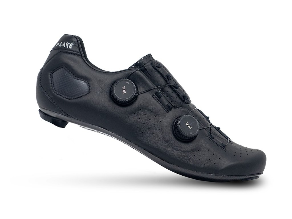 Lake CX333-X - Cykelsko - Bred - Race - Sort/Sølv - Str. 45.5