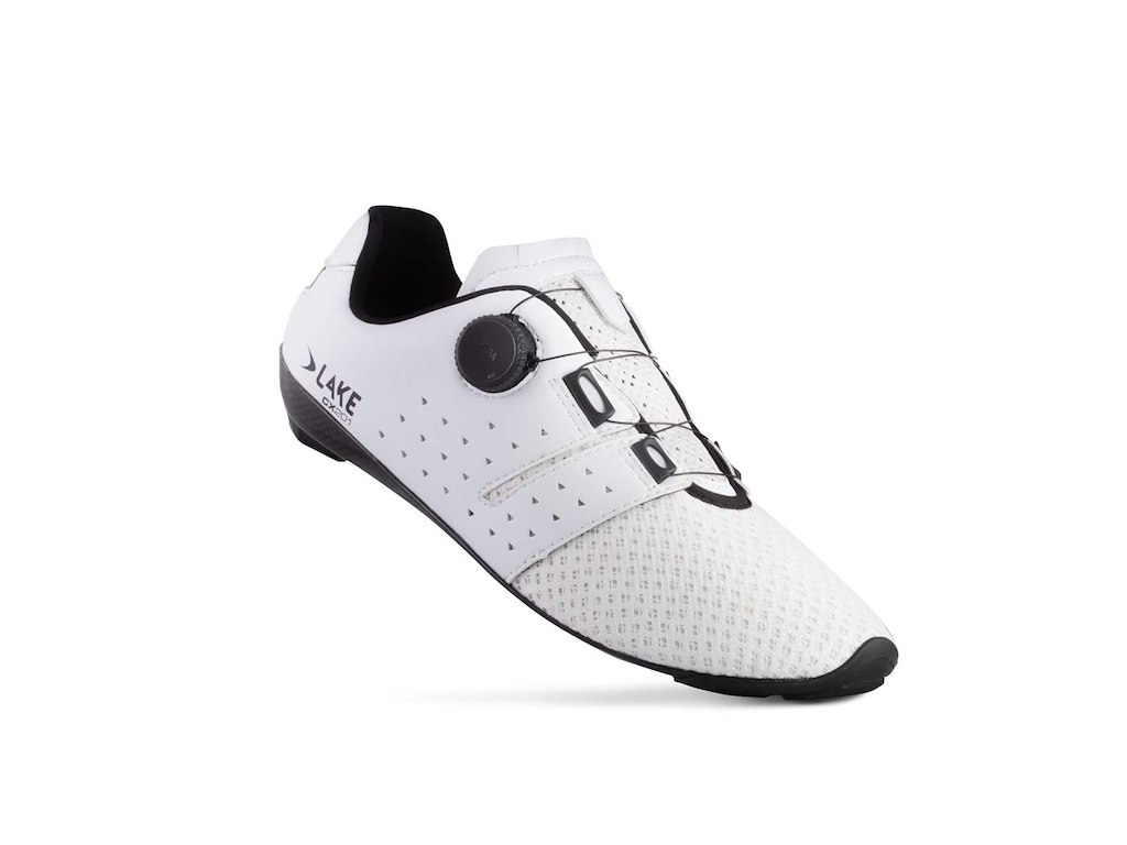 Lake CX239-X - Cykelsko - Bred - Race - Hvid/Sort - Str. 45