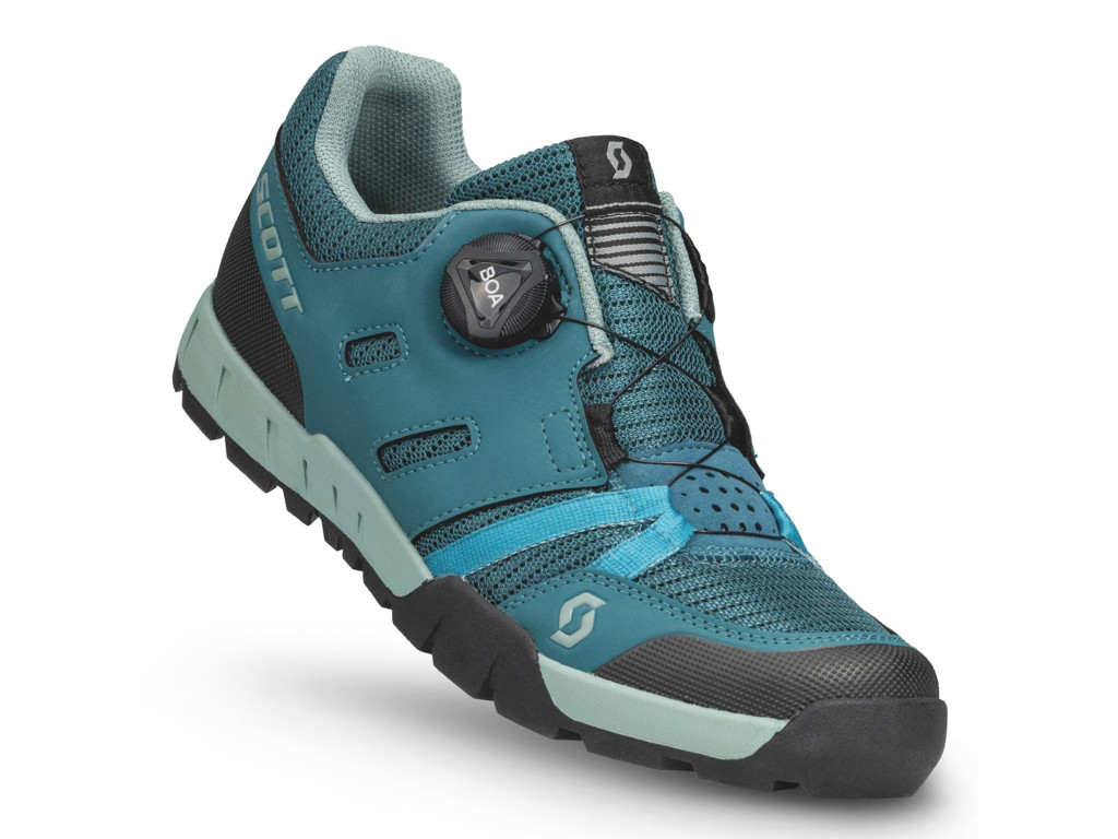 SCOTT Sport Crus-r Flat Boa - Cykelsko - Dame - Petrol Blue/Mint Green - Str. 36