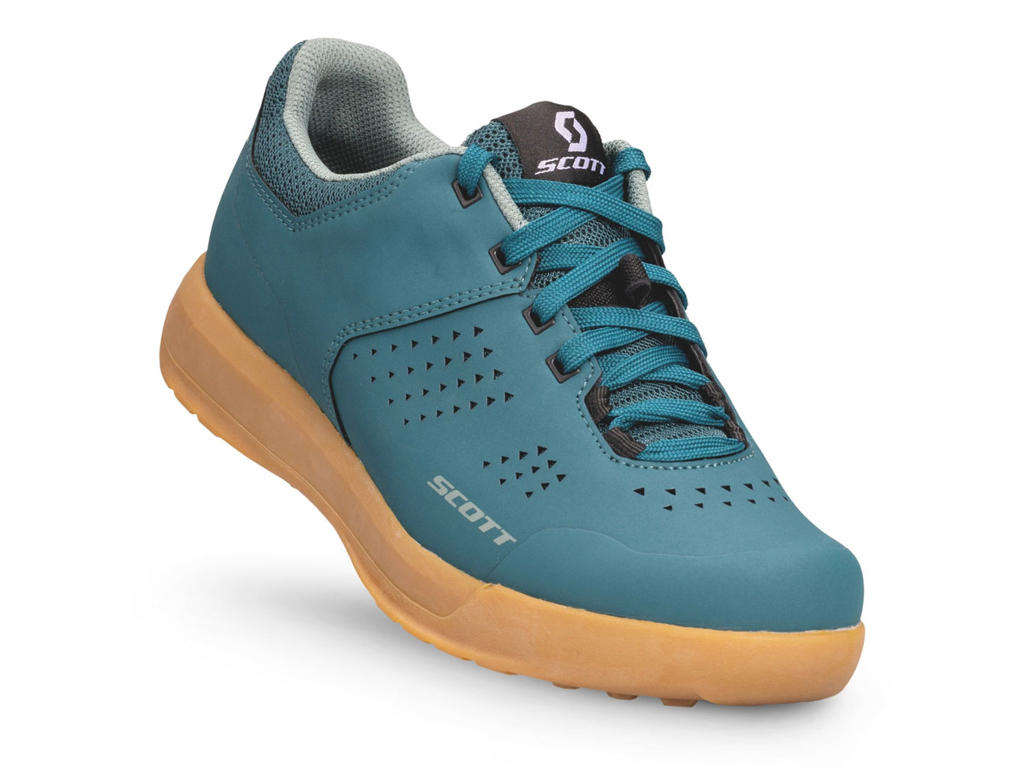 SCOTT SHR-Alp - MTB Cykelsko - Dame - Flat Petrol Blue/Mint - Str. 38