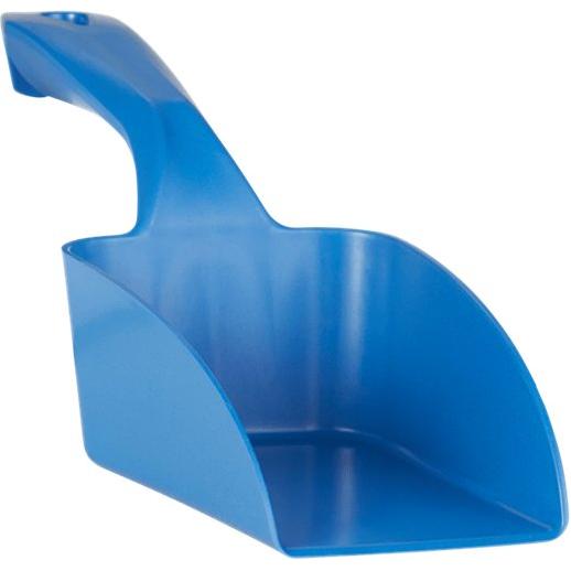 Håndskovl, Vikan, 35x11x10cm, 1 l, blå, metal/PP, metaldetekterbar