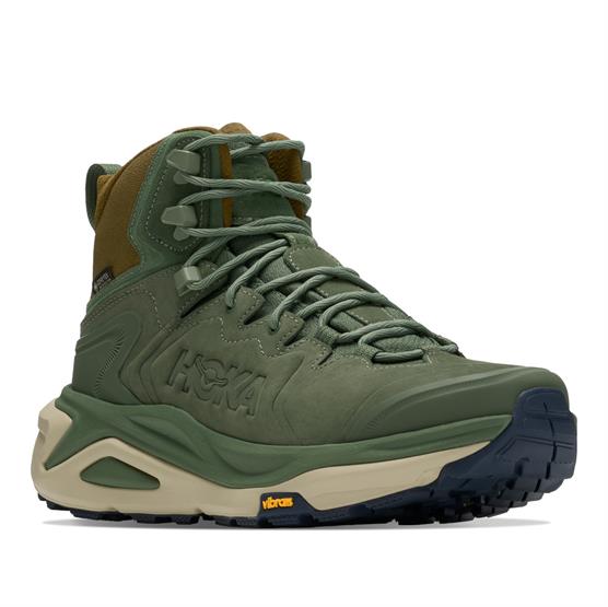 Hoka Mens Kaha 3 GTX, Nettle Leaf / Barley Flour