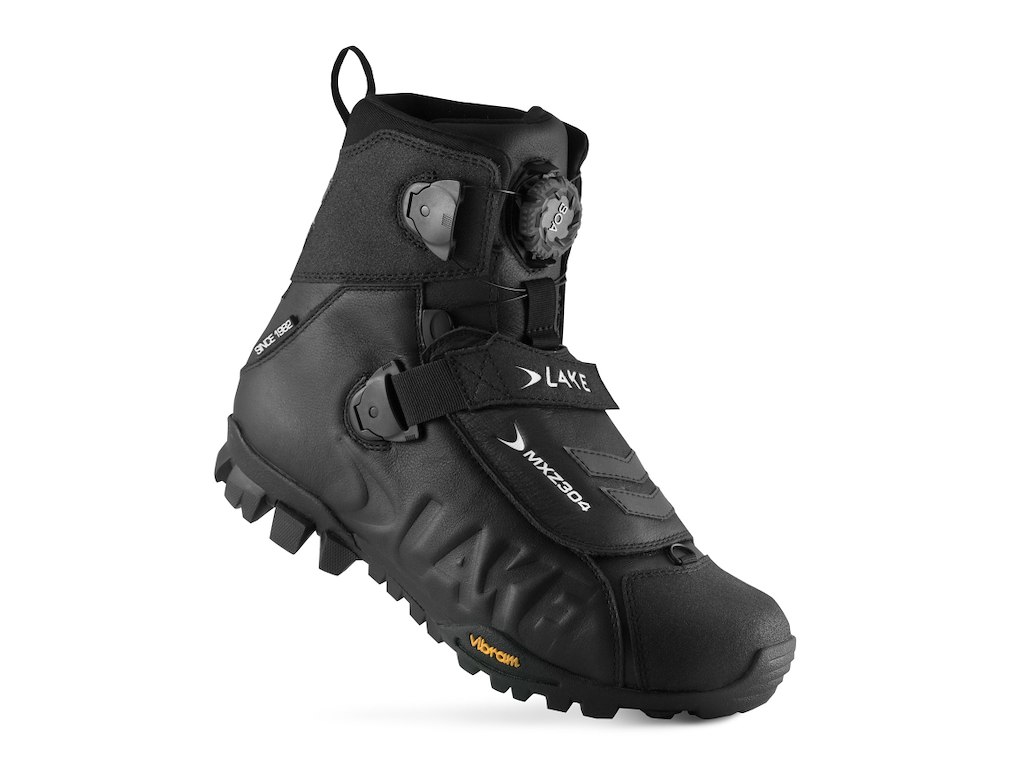 Lake MXZ304 - Cykelsko - Vinter - MTB - Sort/Hvid - Str. 40