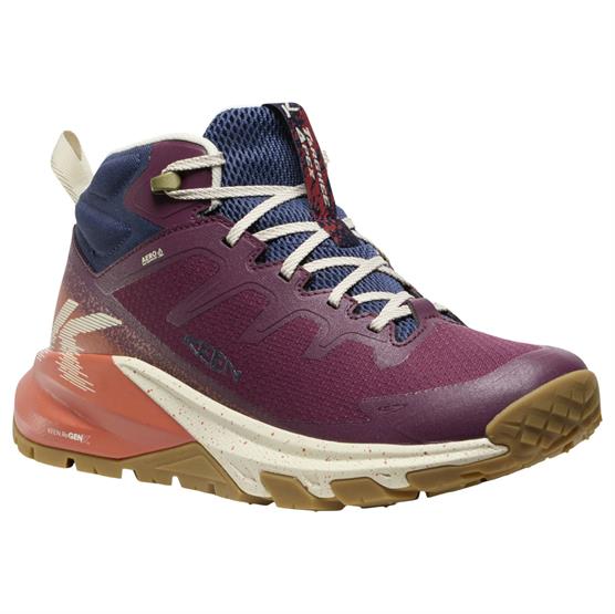 Keen Womens Targhee Apex Mid WP, Fig / Burnt Brick